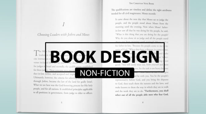 Typesetting, non-fiction book design and page layout